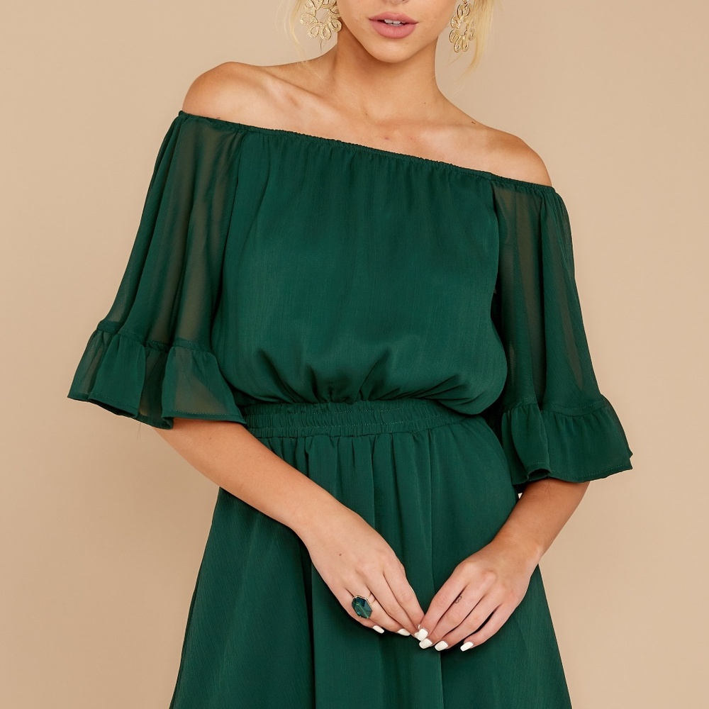 Grace Dark Green Dress ENDLESS ROSE